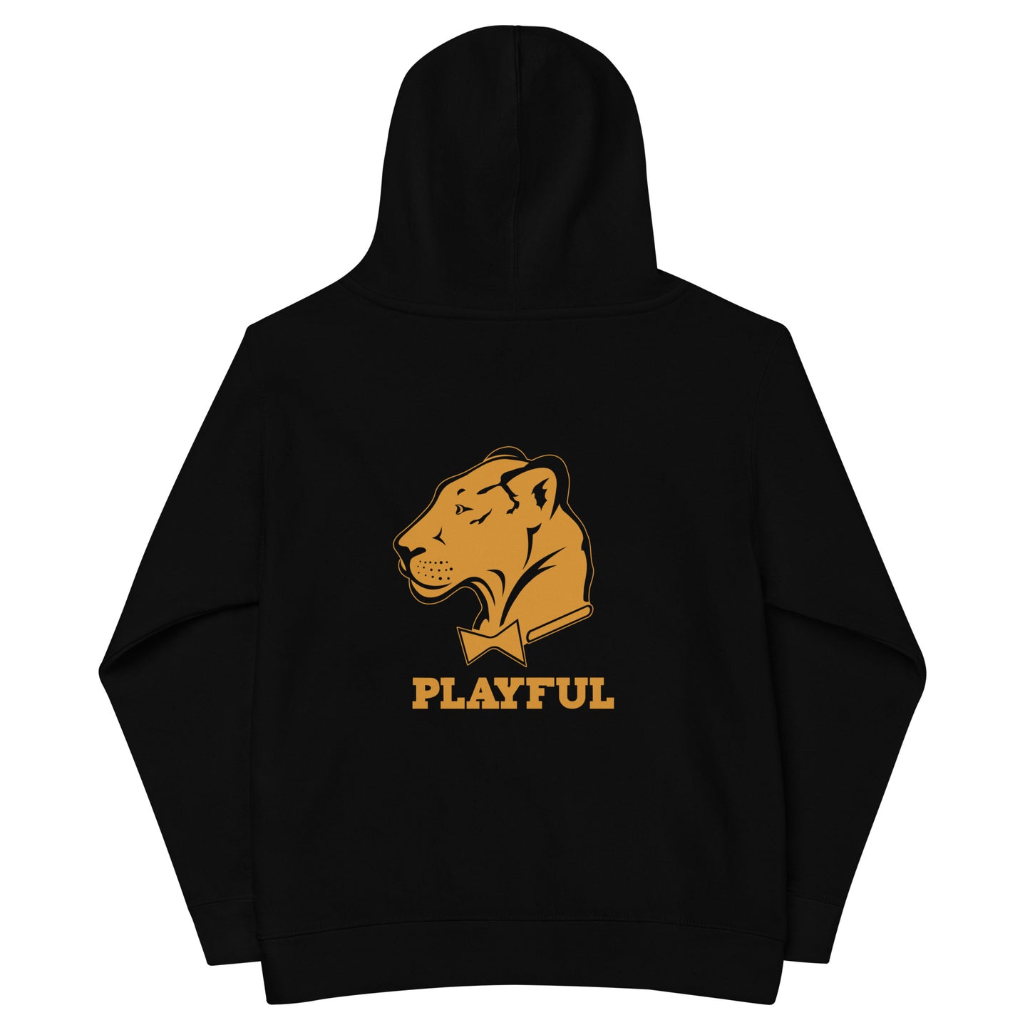 Playful WV - Gold Kids Fleece Hoodie