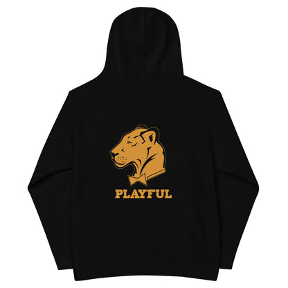 Playful WV - Gold Kids Fleece Hoodie