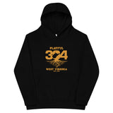Playful WV - Gold Kids Fleece Hoodie