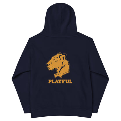 Playful WV - Gold Kids Fleece Hoodie