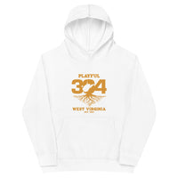 Playful WV - Gold Kids Fleece Hoodie