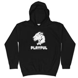 Playful Kids Bubble White Logo Hoodie