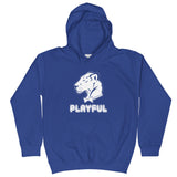 Playful Kids Bubble White Logo Hoodie