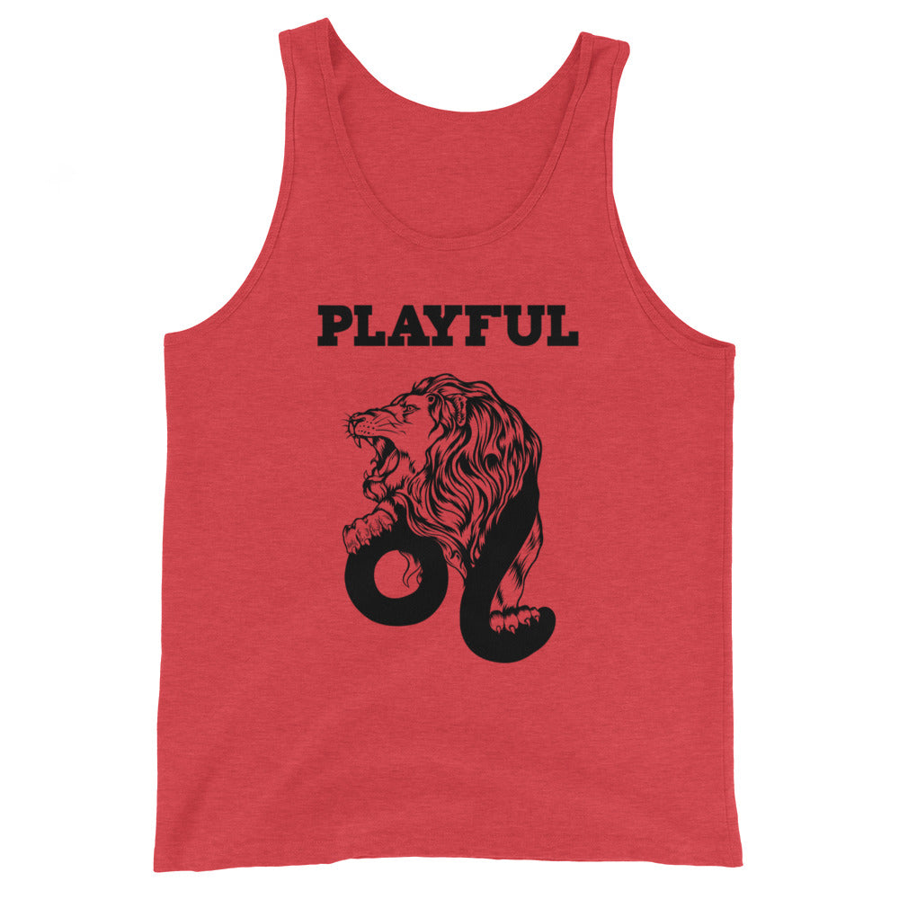 Playful Leo (Unisex) Tank Top