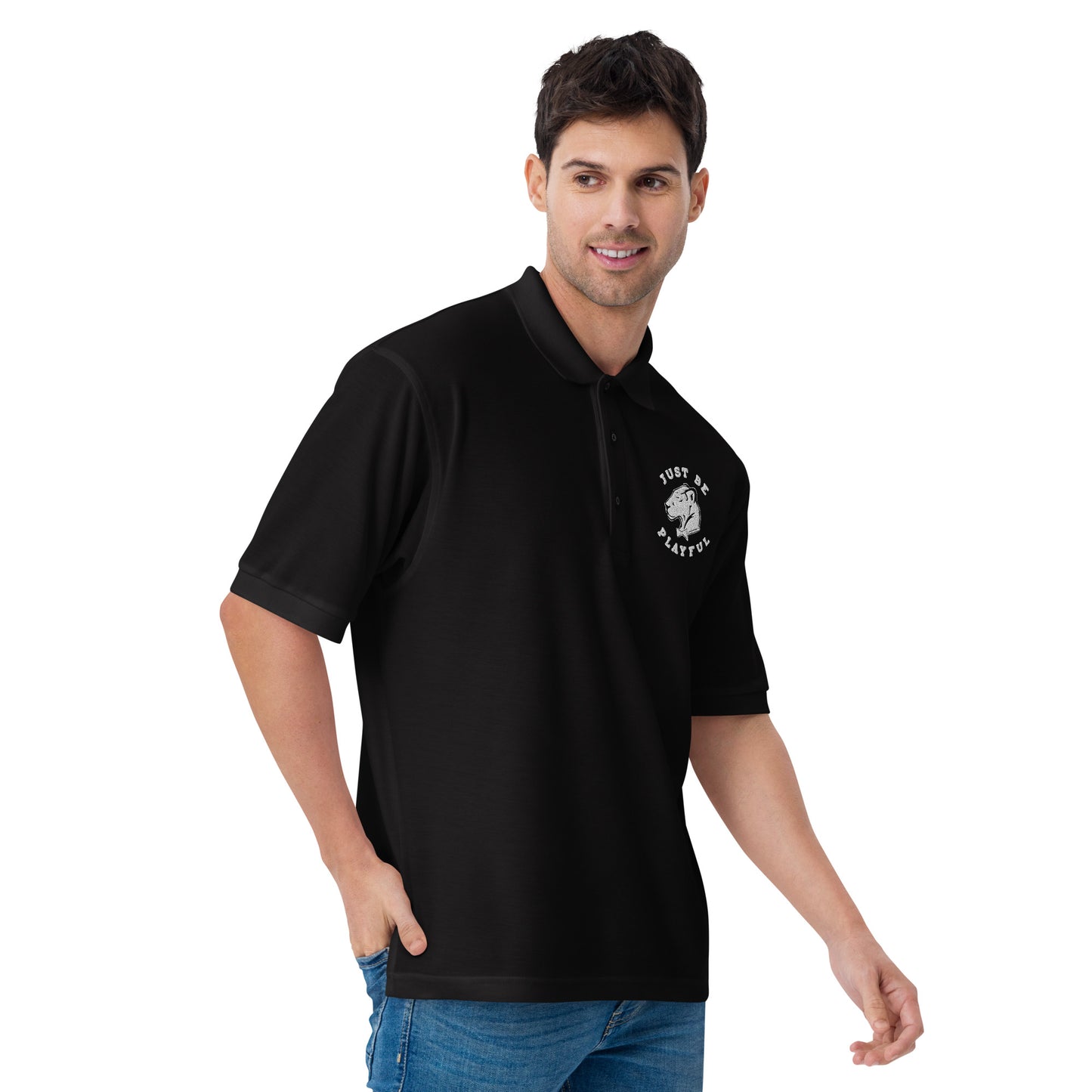 Just Be Playful Men's Premium Polo