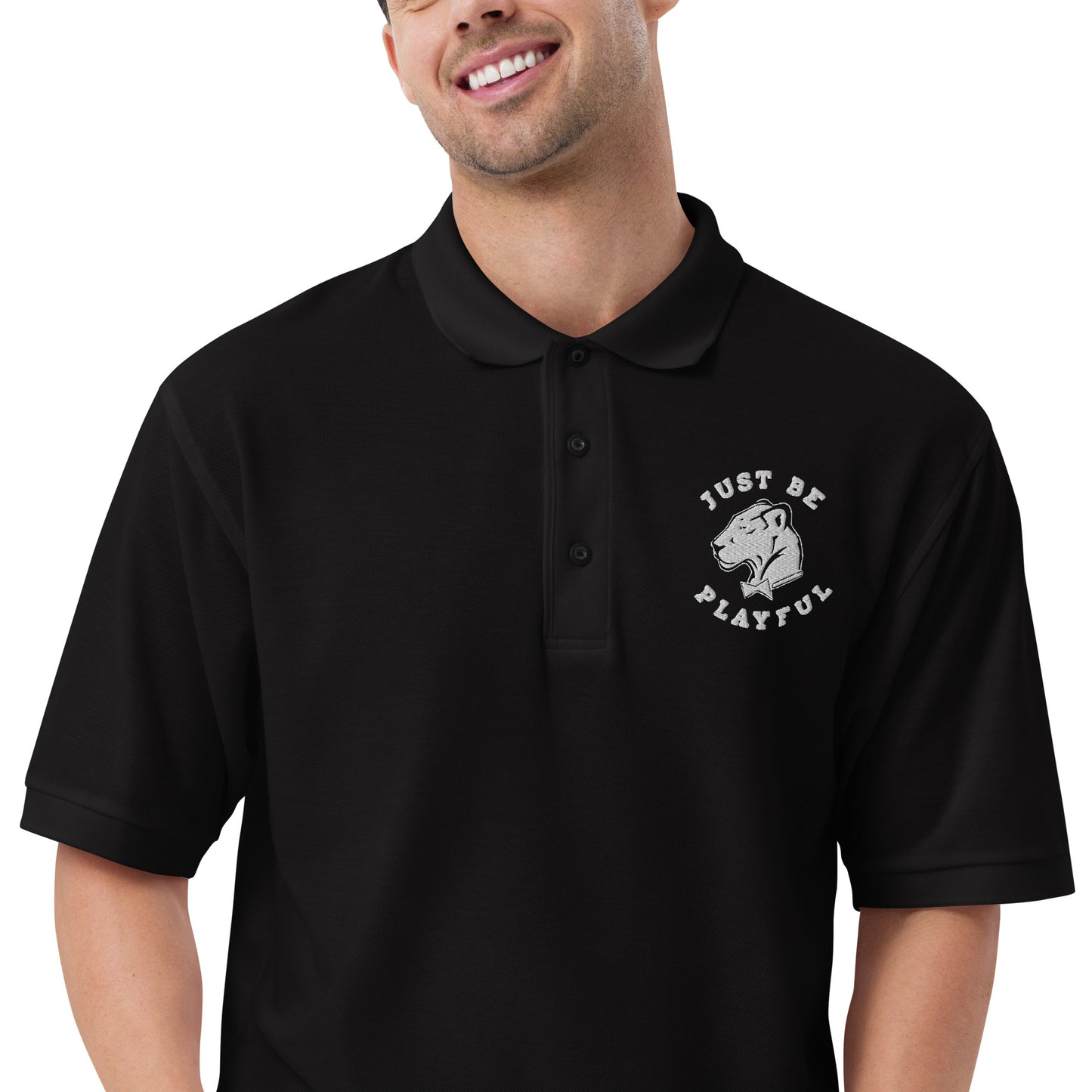Just Be Playful Men's Premium Polo
