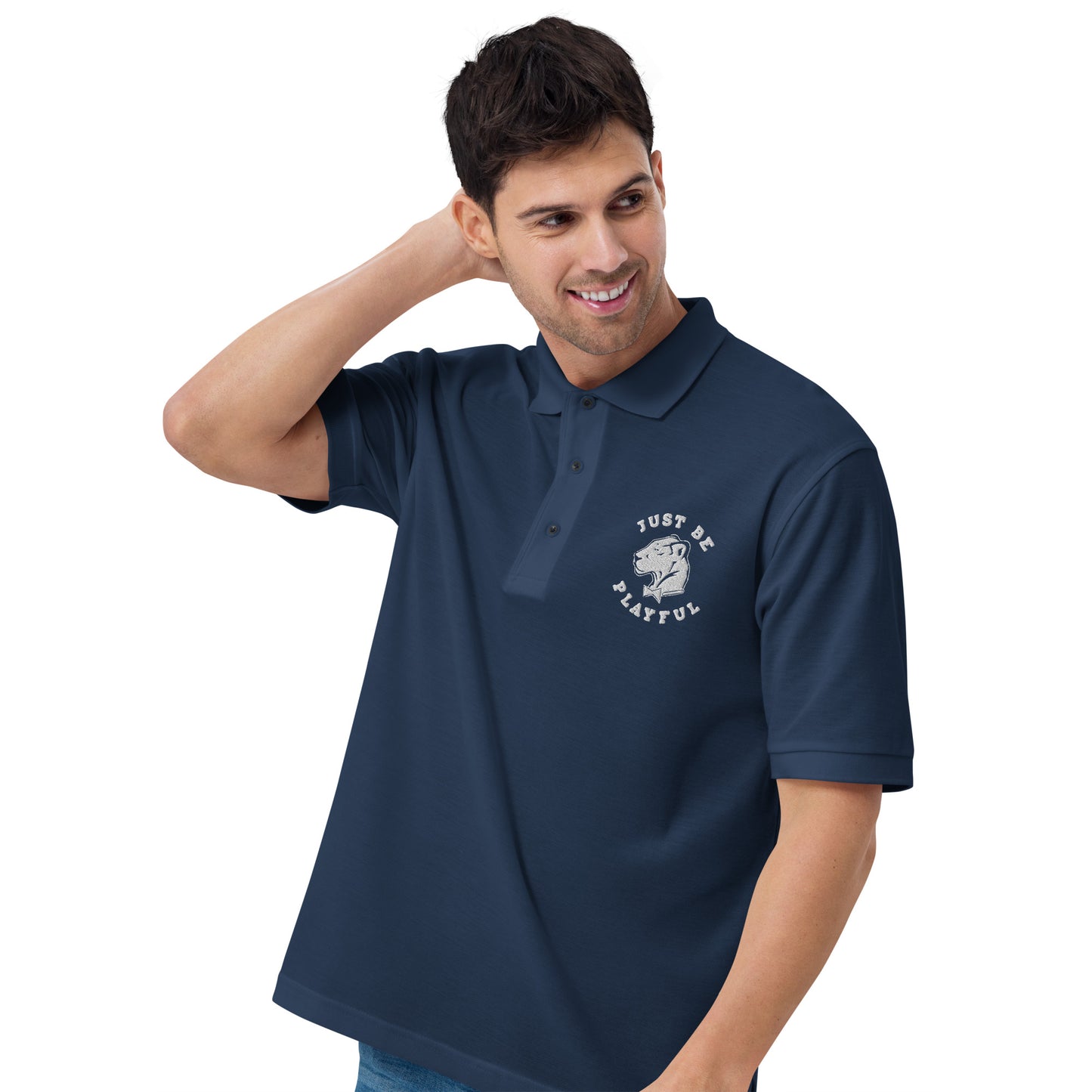 Just Be Playful Men's Premium Polo