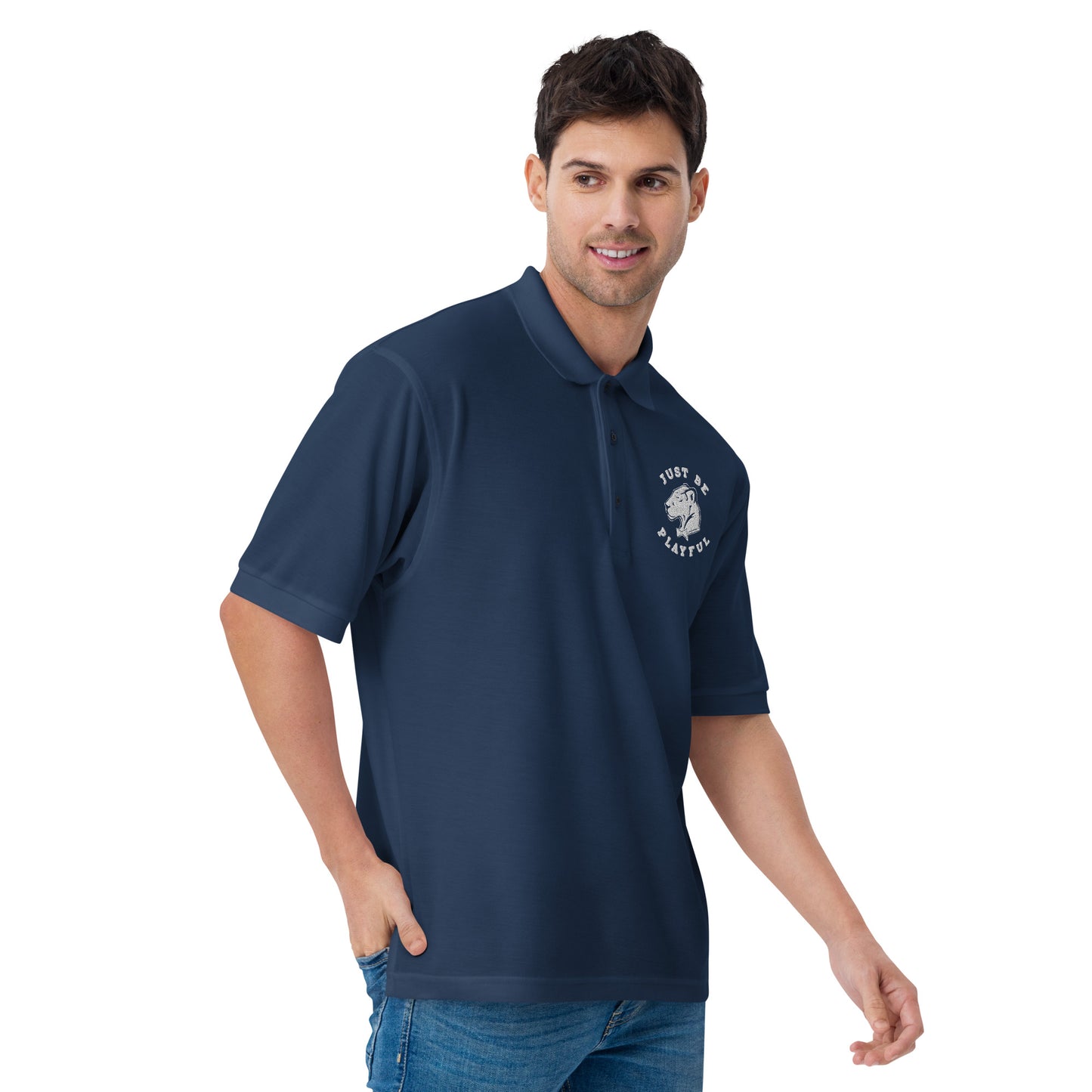 Just Be Playful Men's Premium Polo