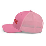 Playful Skateboarder (Red) Trucker Cap