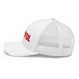 Playful Skateboarder (Red) Trucker Cap