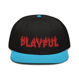 Playful (Red) Snapback Hat
