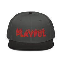 Playful (Red) Snapback Hat