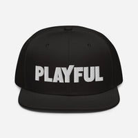 Playful Skateboarder Snapback Hat