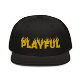 Playful Fire (Yellow) Snapback Hat