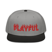 Playful (Red) Snapback Hat