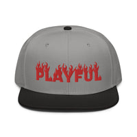 Playful (Red) Snapback Hat