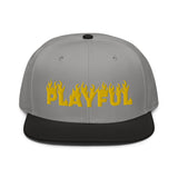 Playful Fire (Yellow) Snapback Hat