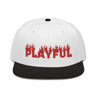Playful (Red) Snapback Hat