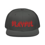 Playful (Red) Snapback Hat
