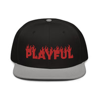 Playful (Red) Snapback Hat