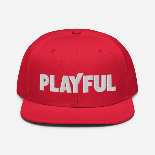 Playful Skateboarder Snapback Hat