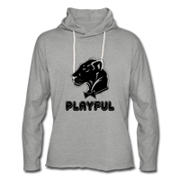 Unisex Lightweight Terry Hoodie - heather gray