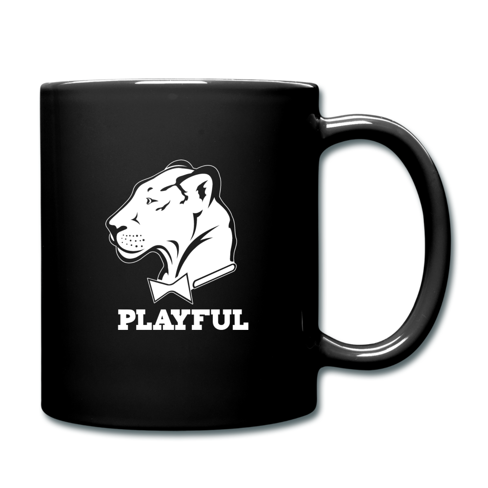 Playful Full Color Mug - black