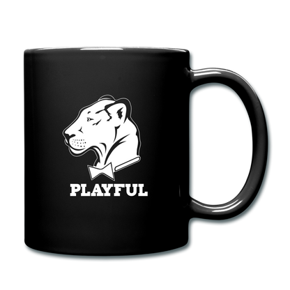 Playful Full Color Mug - black