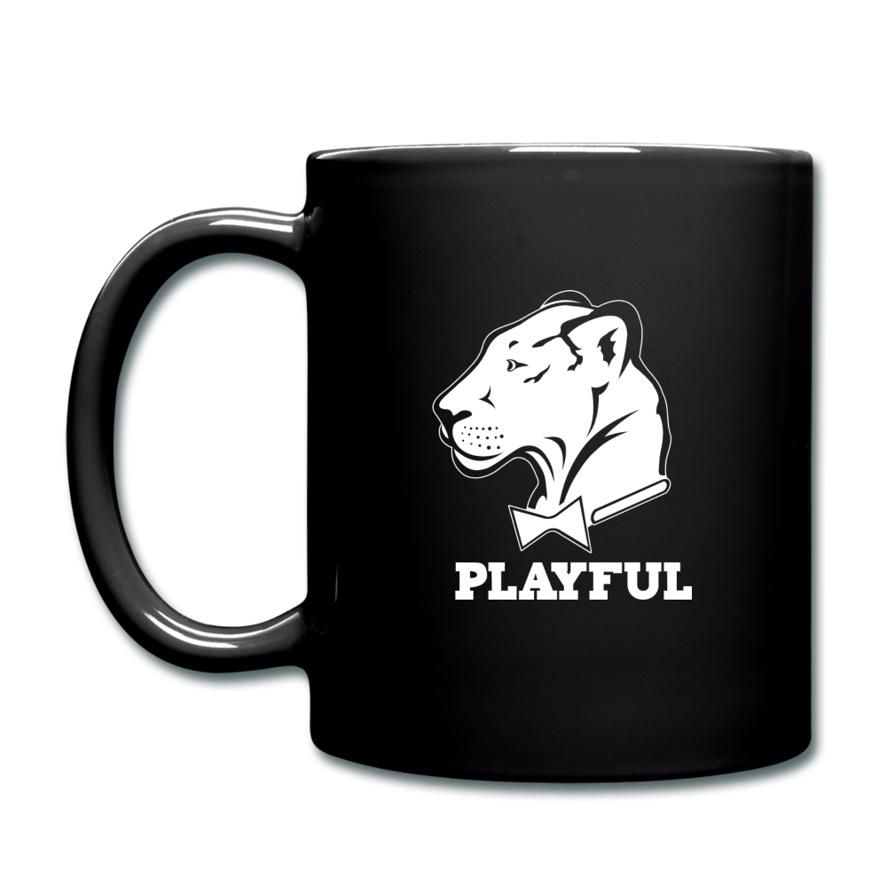 Playful Full Color Mug - black