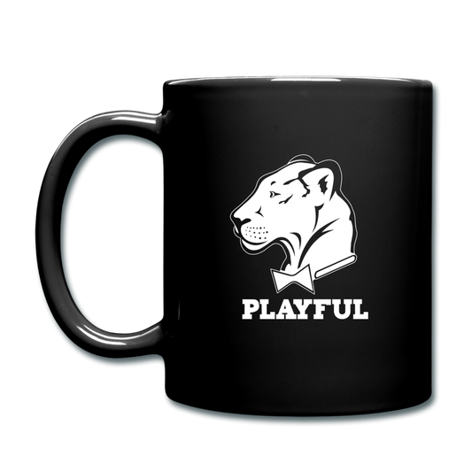 Playful Full Color Mug - black