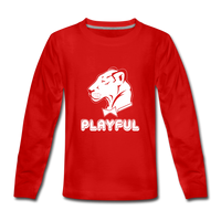 Kids' Premium Long Sleeve T-Shirt - red