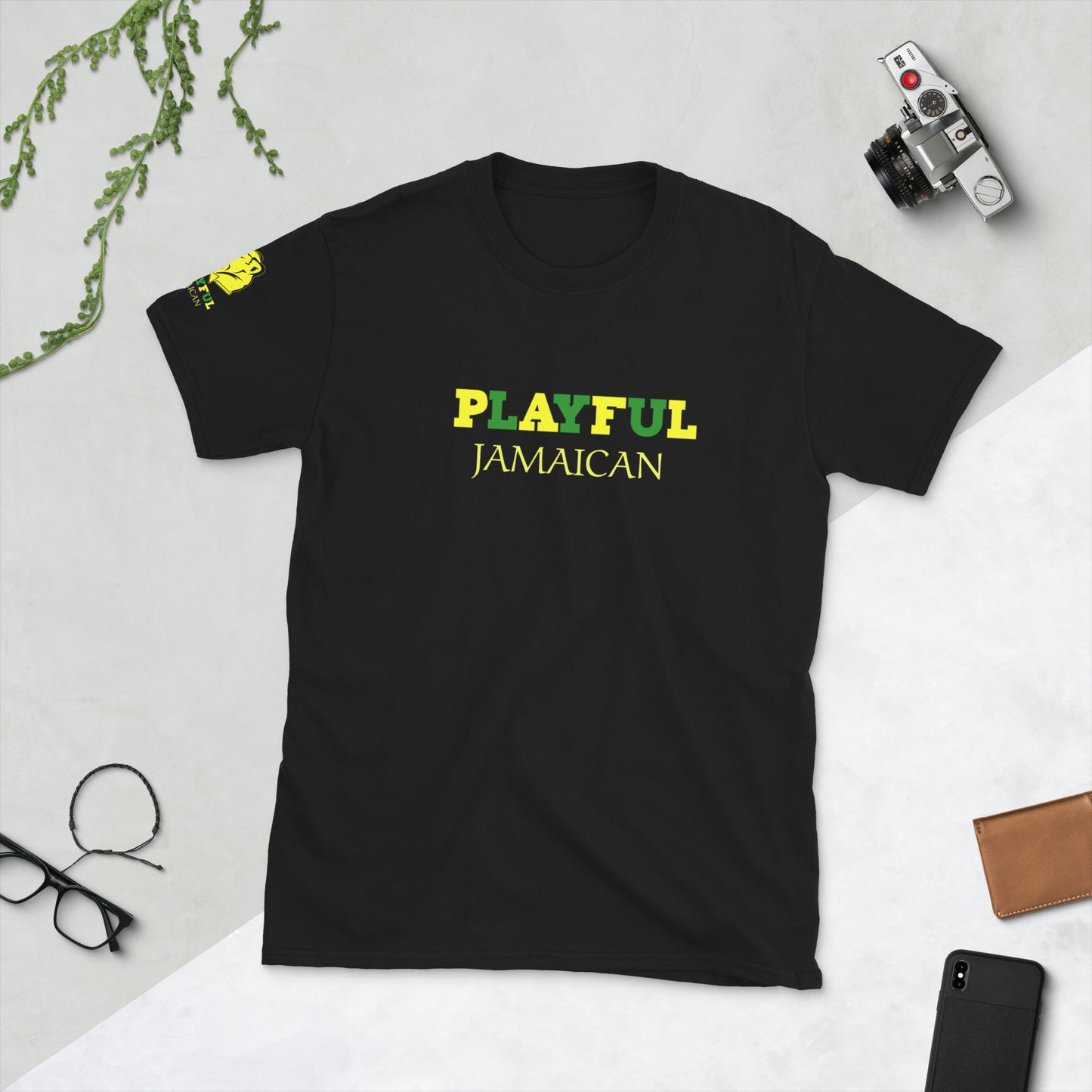 Playful Jamaican (Unisex) Tee