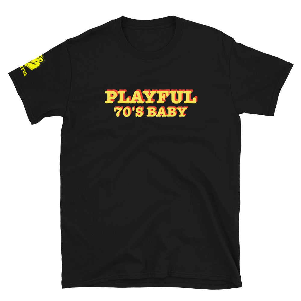 Playful 70's Baby (Unisex) T-Shirt