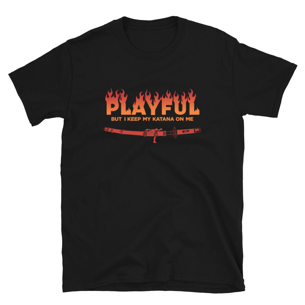 Playful Katana (Unisex) T-Shirt