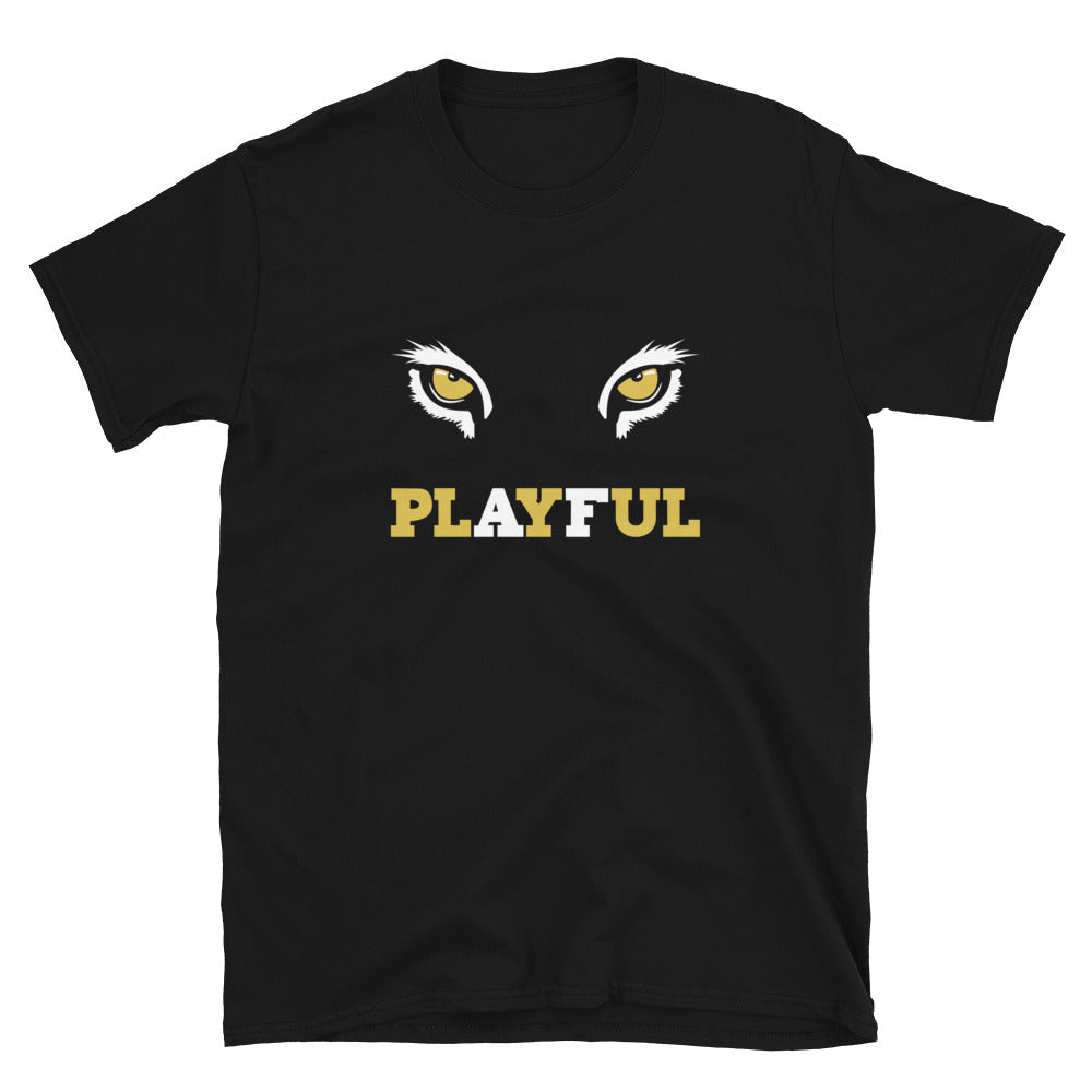 Playful Lion Eyes Unisex T-Shirt