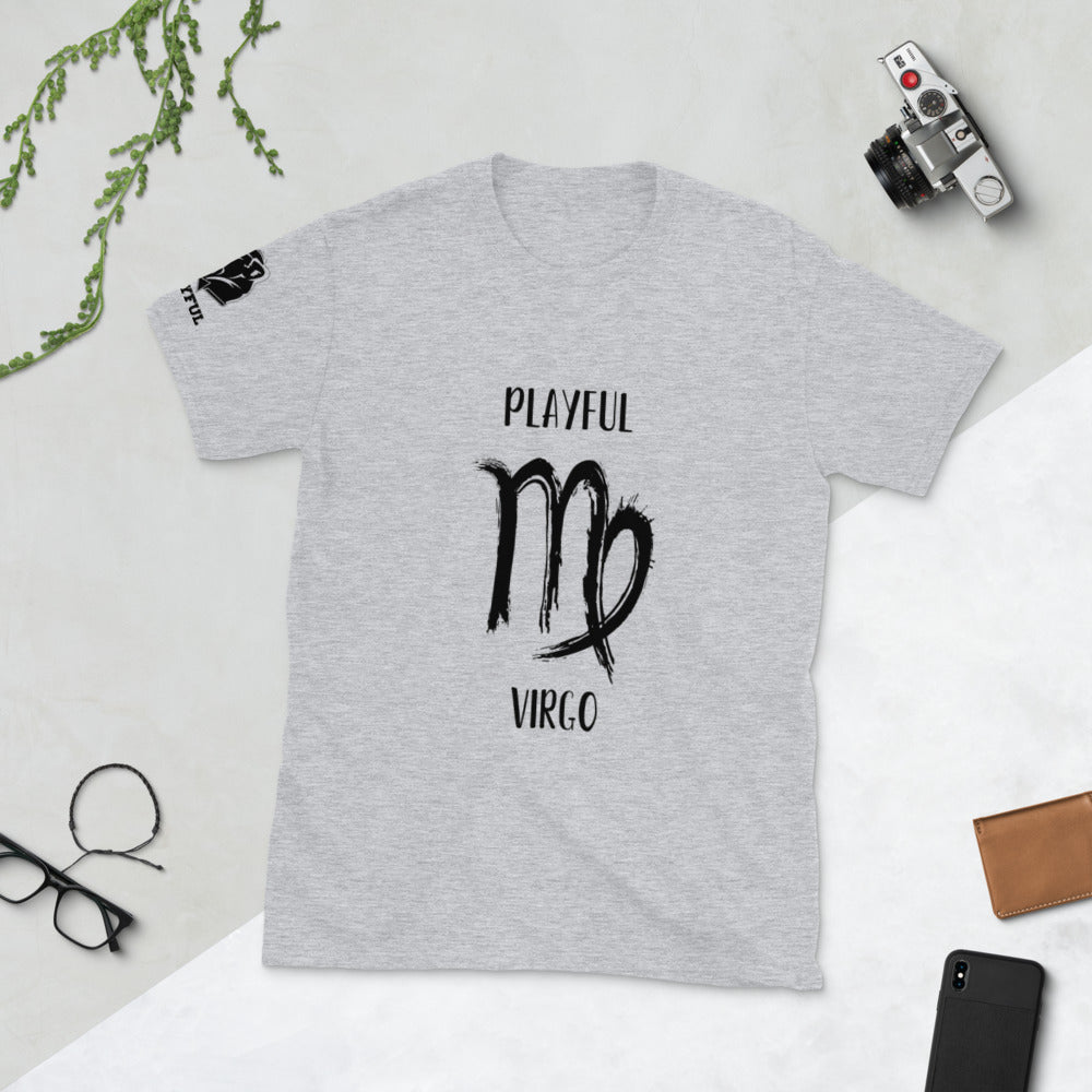 Playful Black Virgo (Unisex) Tee
