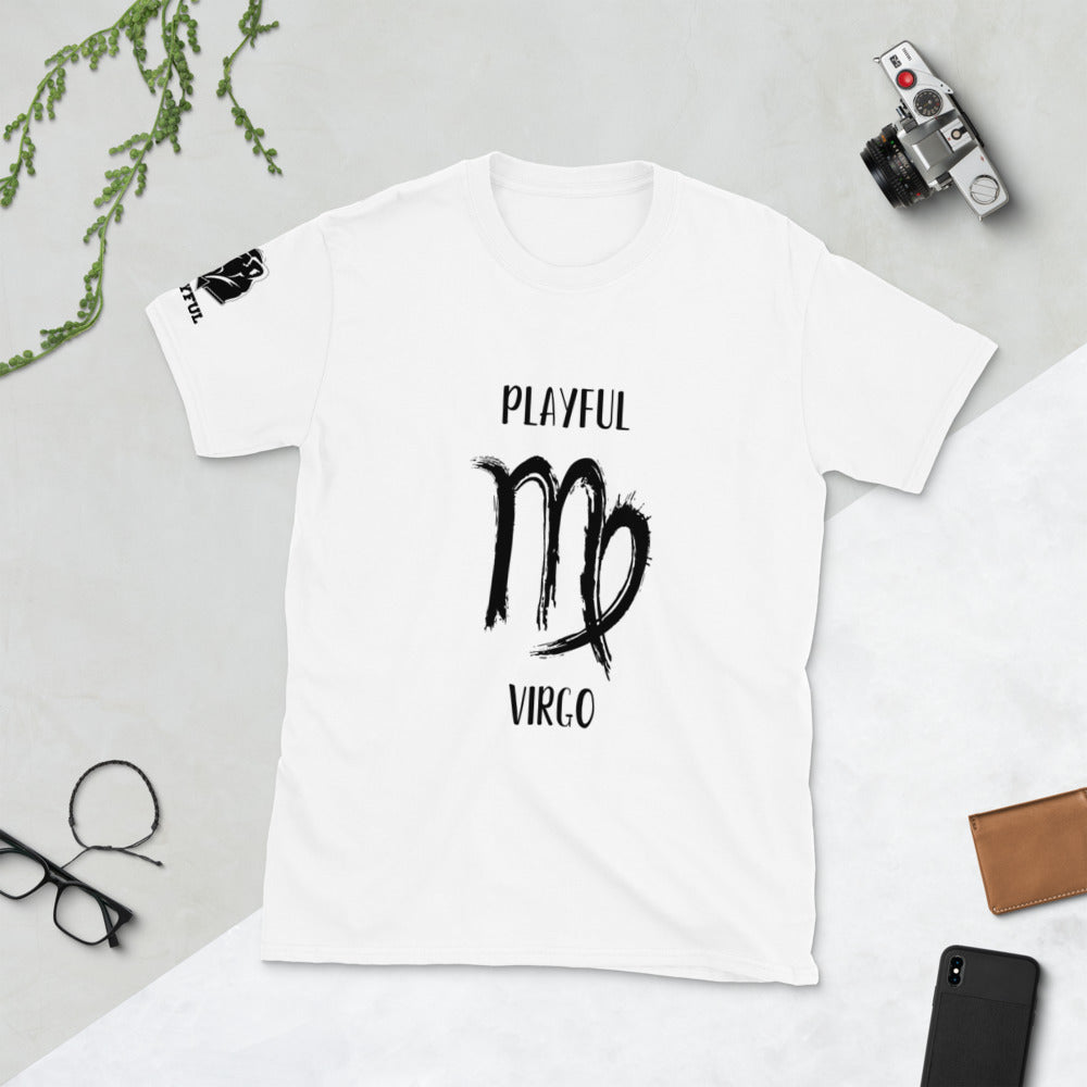 Playful Black Virgo (Unisex) Tee