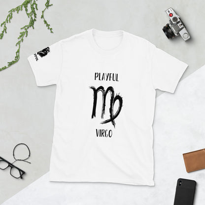 Playful Black Virgo (Unisex) Tee