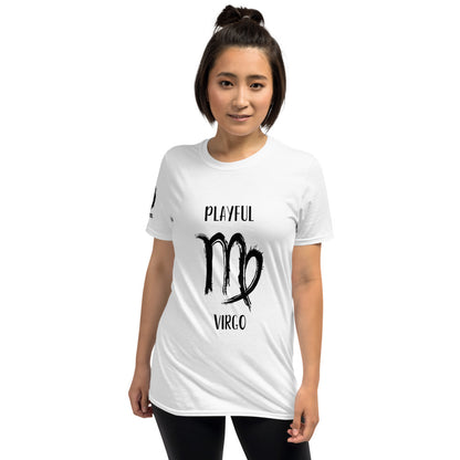 Playful Black Virgo (Unisex) Tee