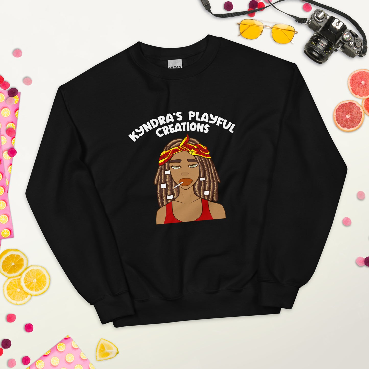 Kyndra's Dreadhead Girl (Unisex) Sweatshirt