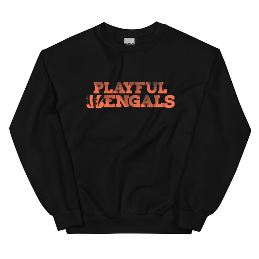 Playful Bengals (Unisex) Sweatshirt