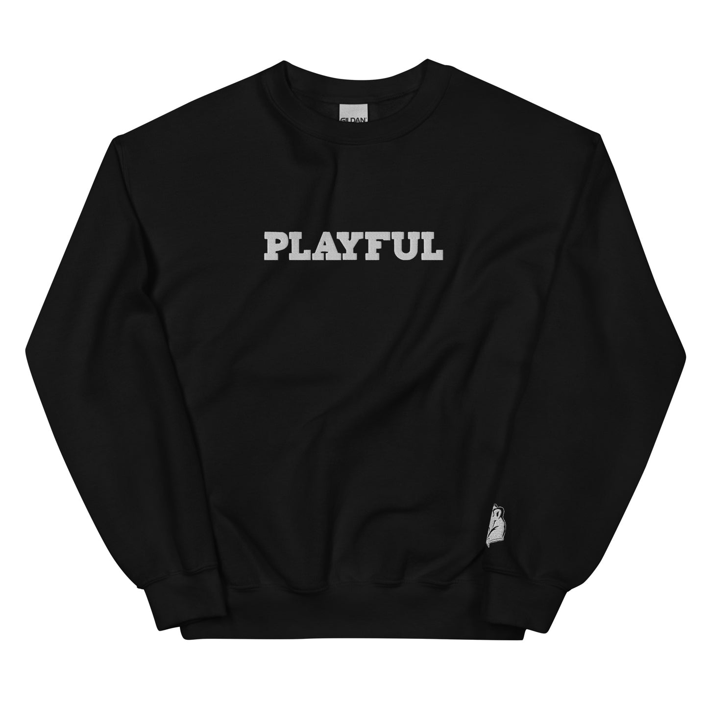 Playful Embroidered (Unisex) Sweatshirt