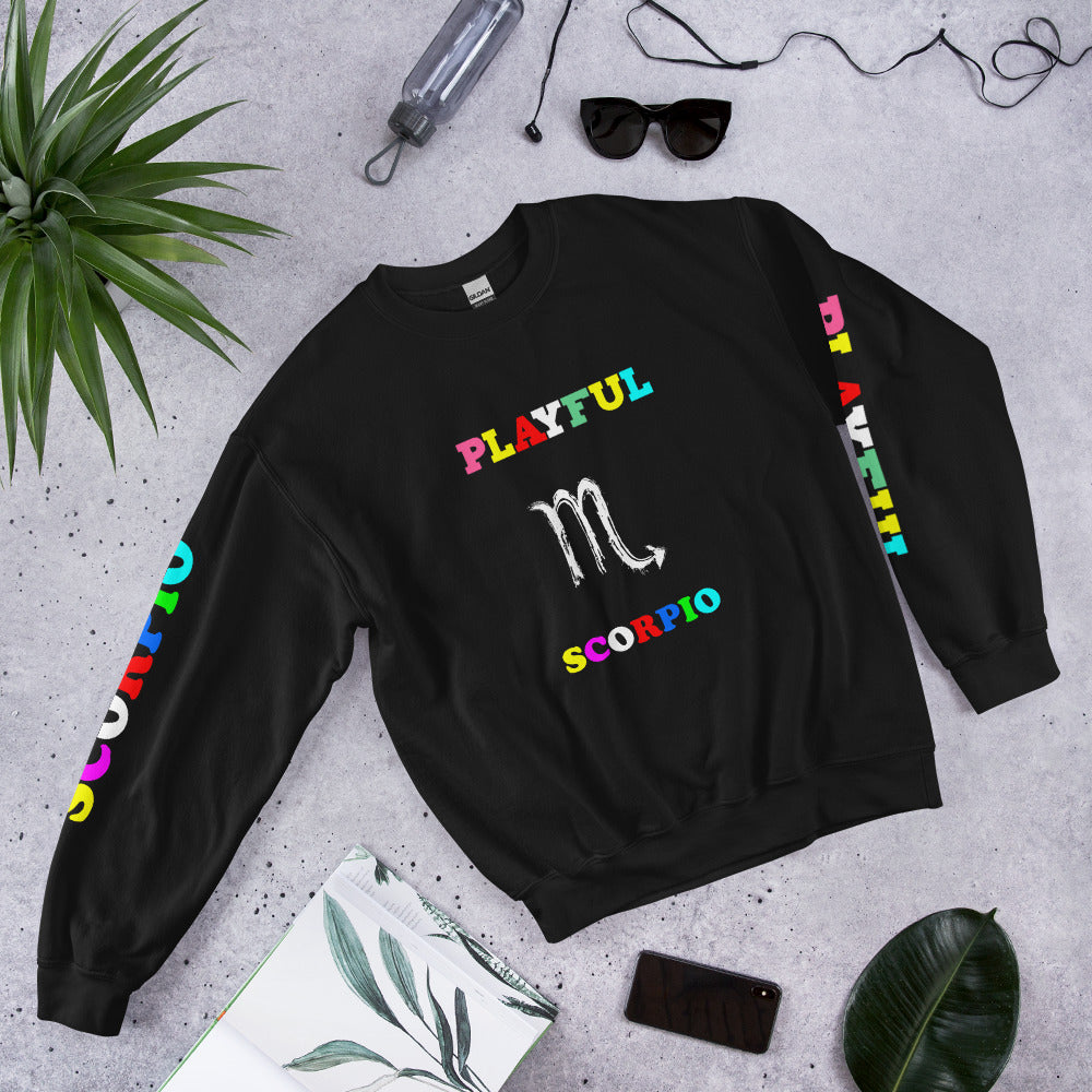 Playful Scorpio (Unisex) Sweatshirt