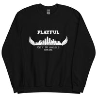 Playful Los Angeles City of Angels (Unisex) Sweatshirt