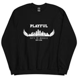 Playful Los Angeles City of Angels (Unisex) Sweatshirt