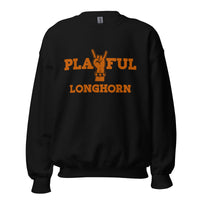 Playful Longhorn (Unisex) Sweatshirt