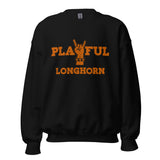 Playful Longhorn (Unisex) Sweatshirt