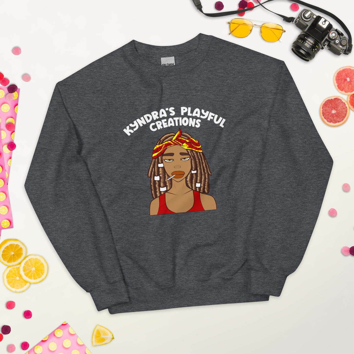 Kyndra's Dreadhead Girl (Unisex) Sweatshirt