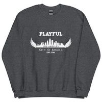 Playful Los Angeles City of Angels (Unisex) Sweatshirt