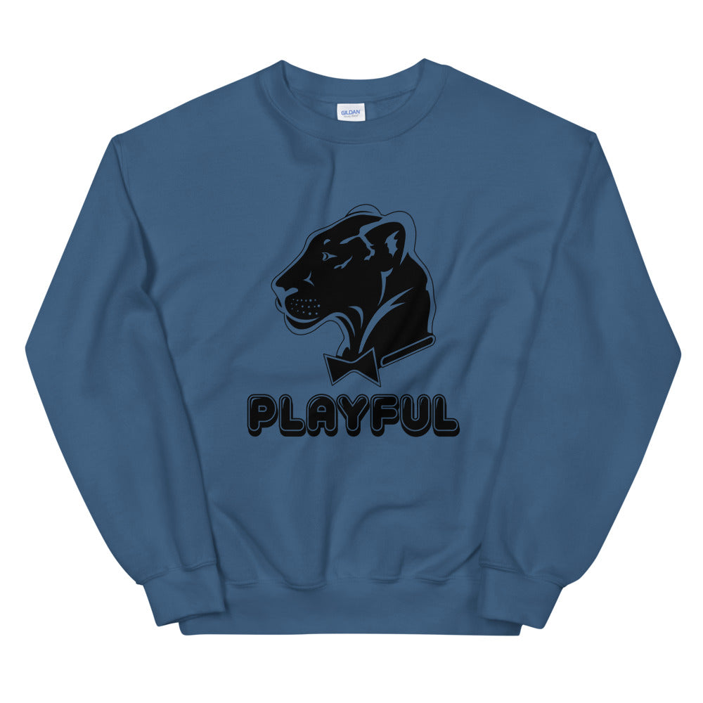 Playful Bubble Black Logo (Unisex) Sweatshirt